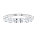 Certified Real Diamond Half Eternity Ring