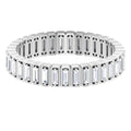 Natural Baguette Diamond Eternity Wedding Band
