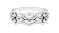 Art Deco Inspired Diamond Wedding Band for Women