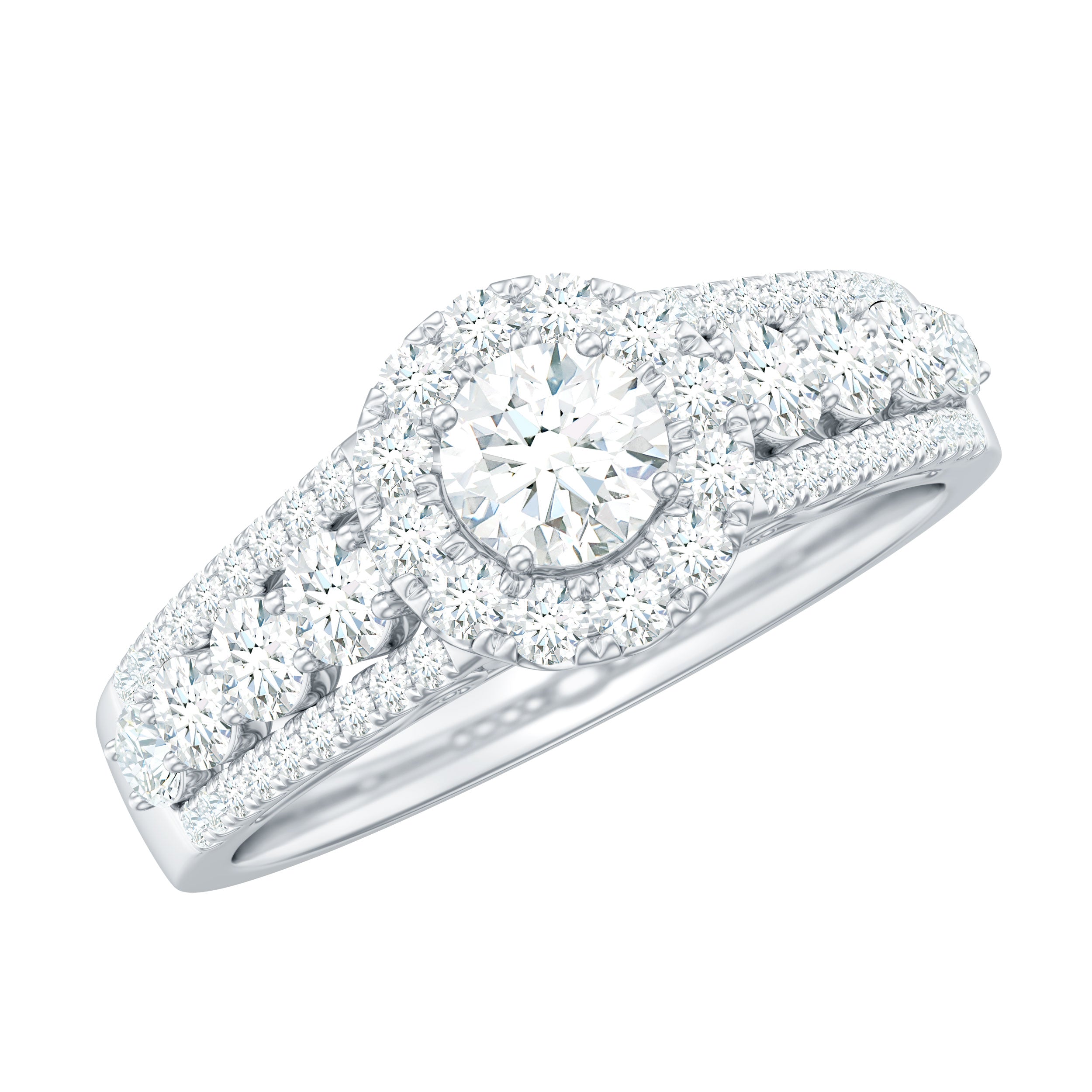 0.5 Carat Zircon Statement Engagement Ring