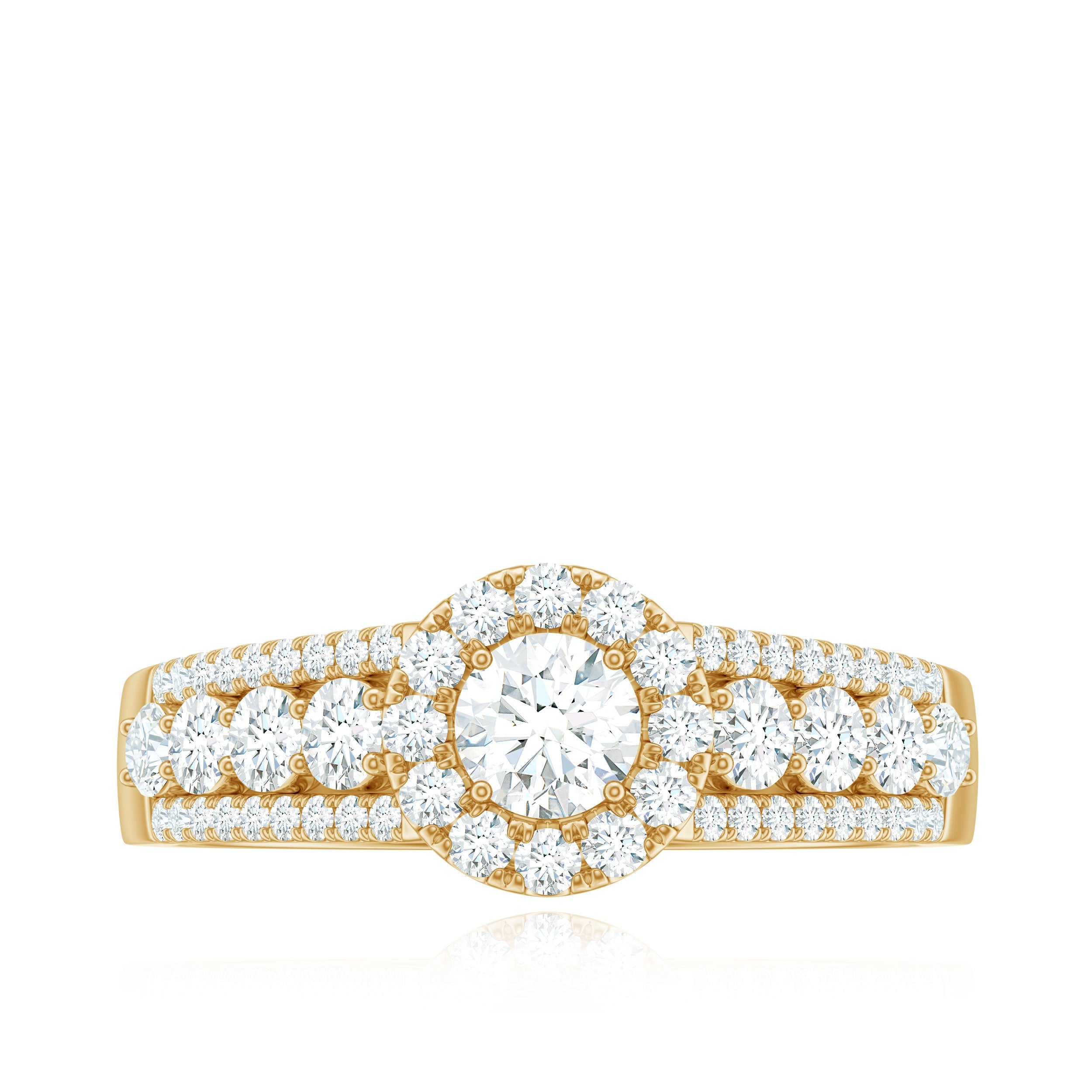 0.5 Carat Zircon Statement Engagement Ring