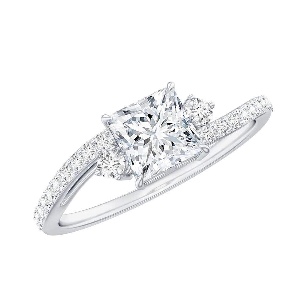 Certified Lab Grown Diamond Promise Engagement Ring