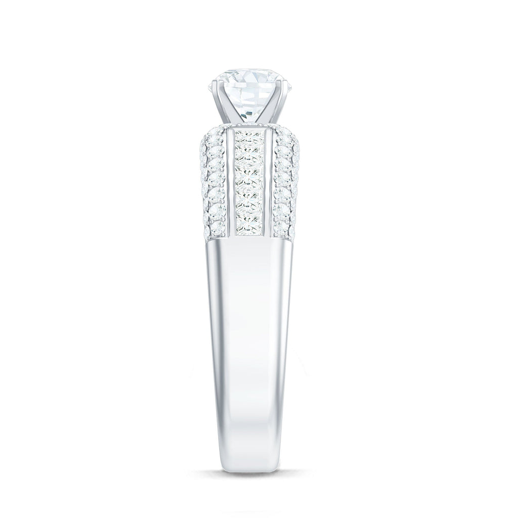 0.5 Carat Cubic Zirconia Statement Engagement Ring