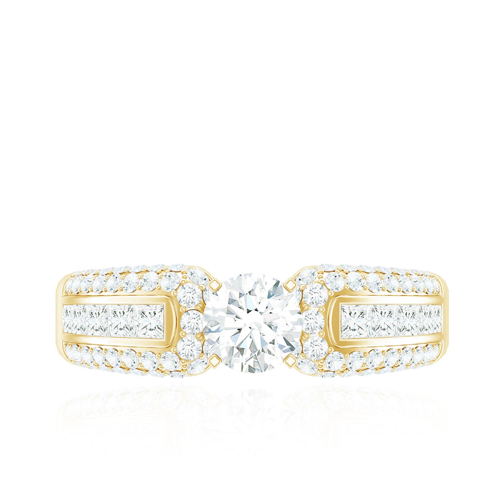 0.5 Carat Cubic Zirconia Statement Engagement Ring