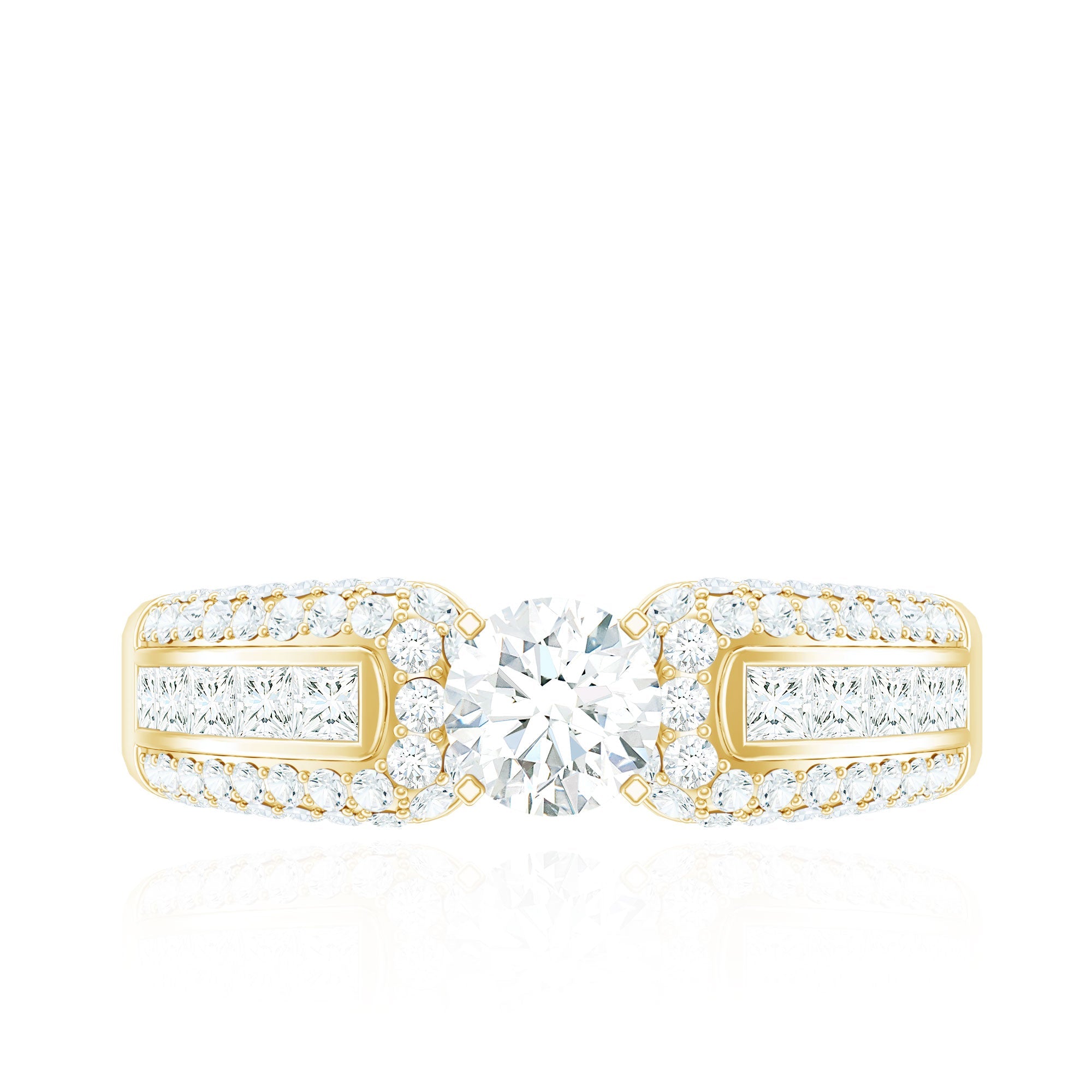 0.5 Carat Cubic Zirconia Statement Engagement Ring