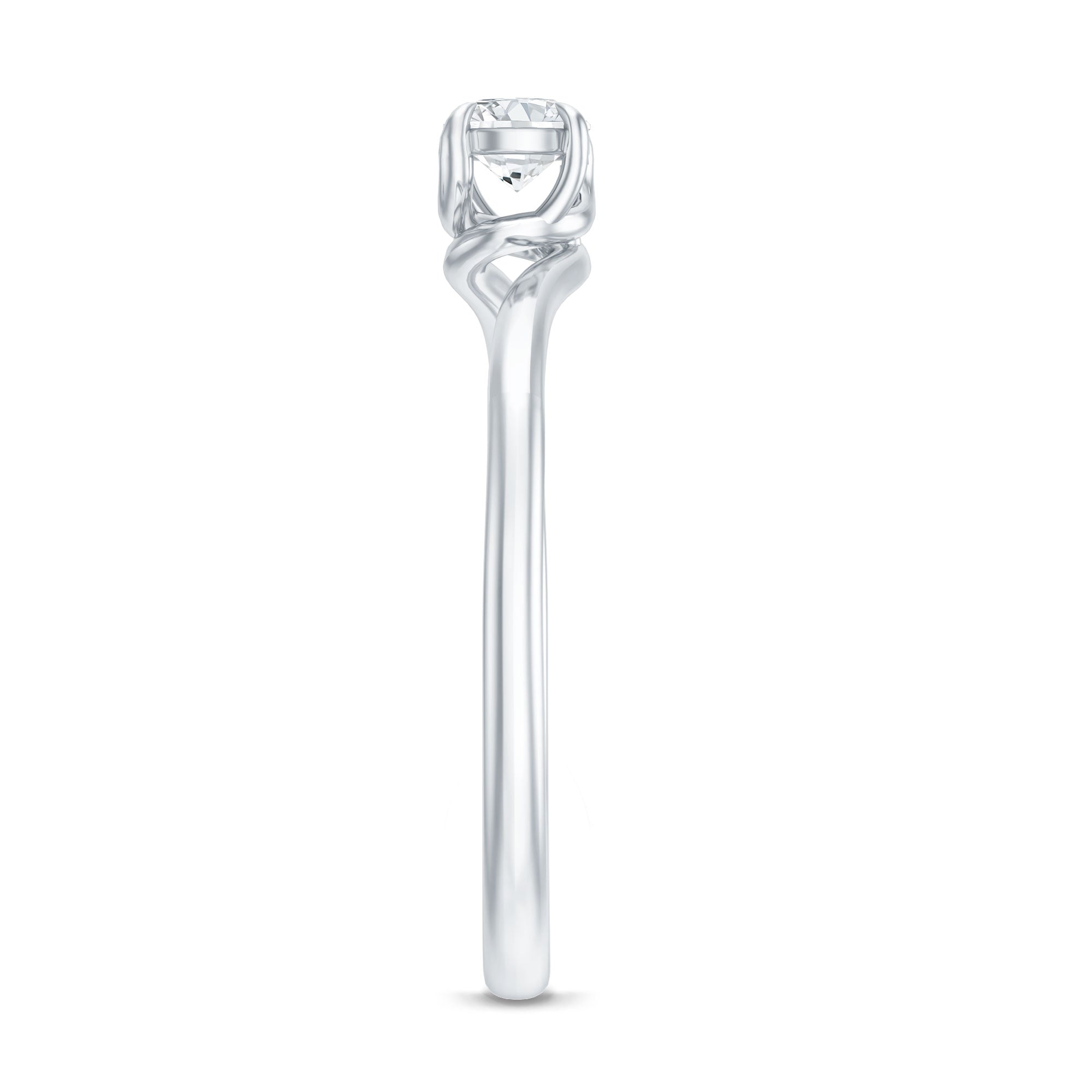 Solitaire Lab Grown Diamond Promise Ring