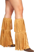 Suede Fringed Leg Warmers - Andersen Mercantile