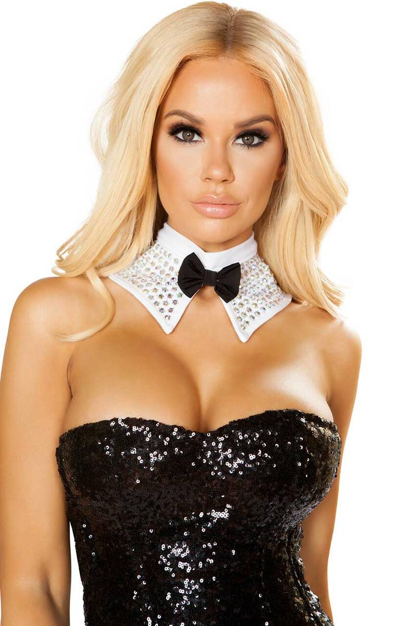 Rhinestone Tuxedo Choker - Andersen Mercantile