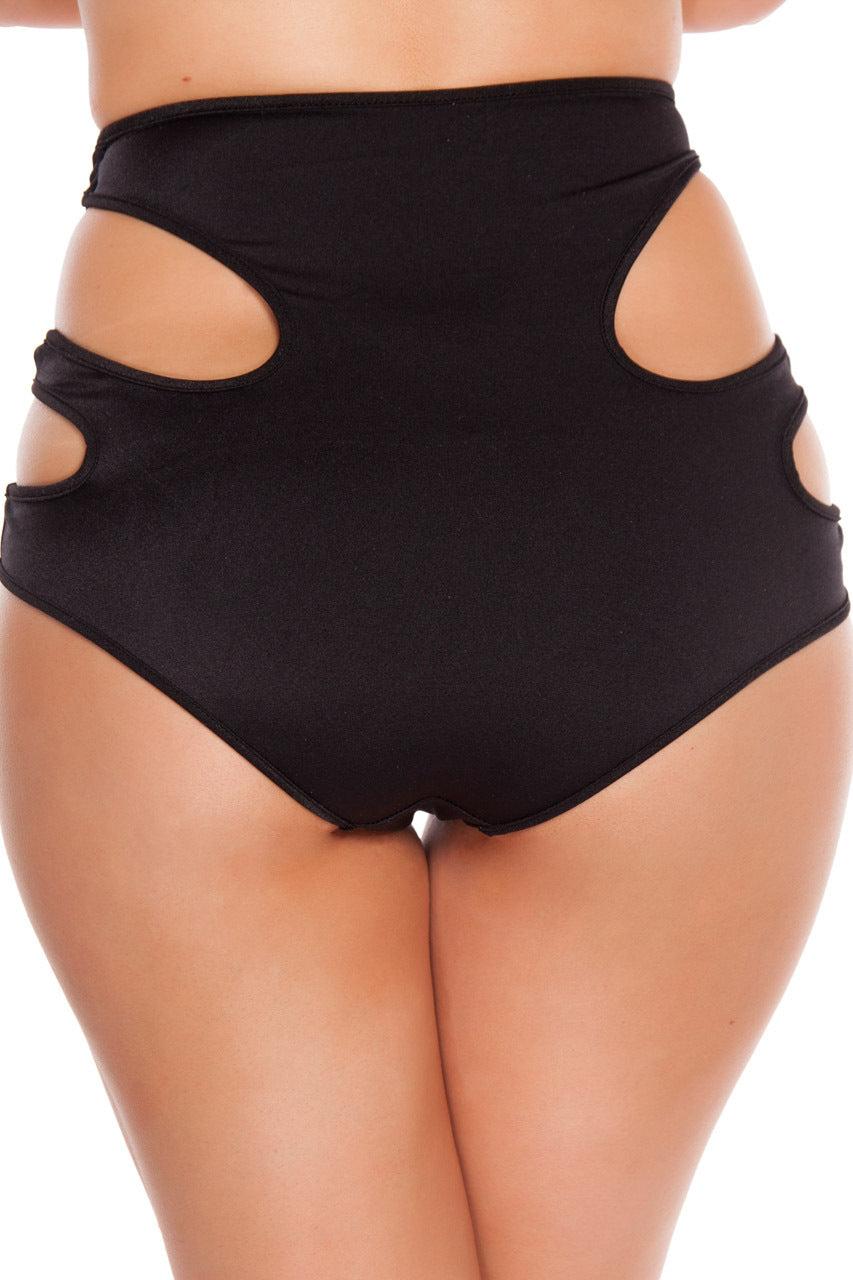 High-Waist Shorts with Cut Outs - Andersen Mercantile