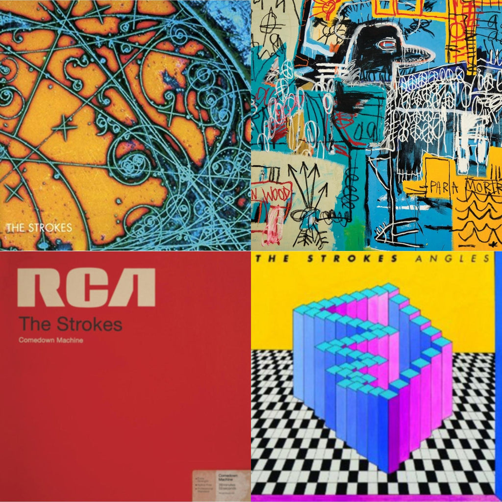 Strokes - Is This It & New Abnormal (180G/Clear Apet Slipcase/Dl Insert) & Angles (Gatefold) & Comedown Machine - LP Vinyl Bundle