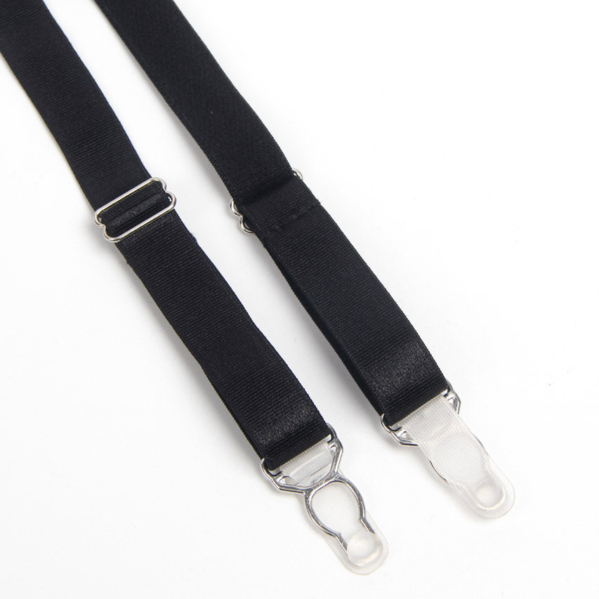 Bondage Bra and Garterbelt Set