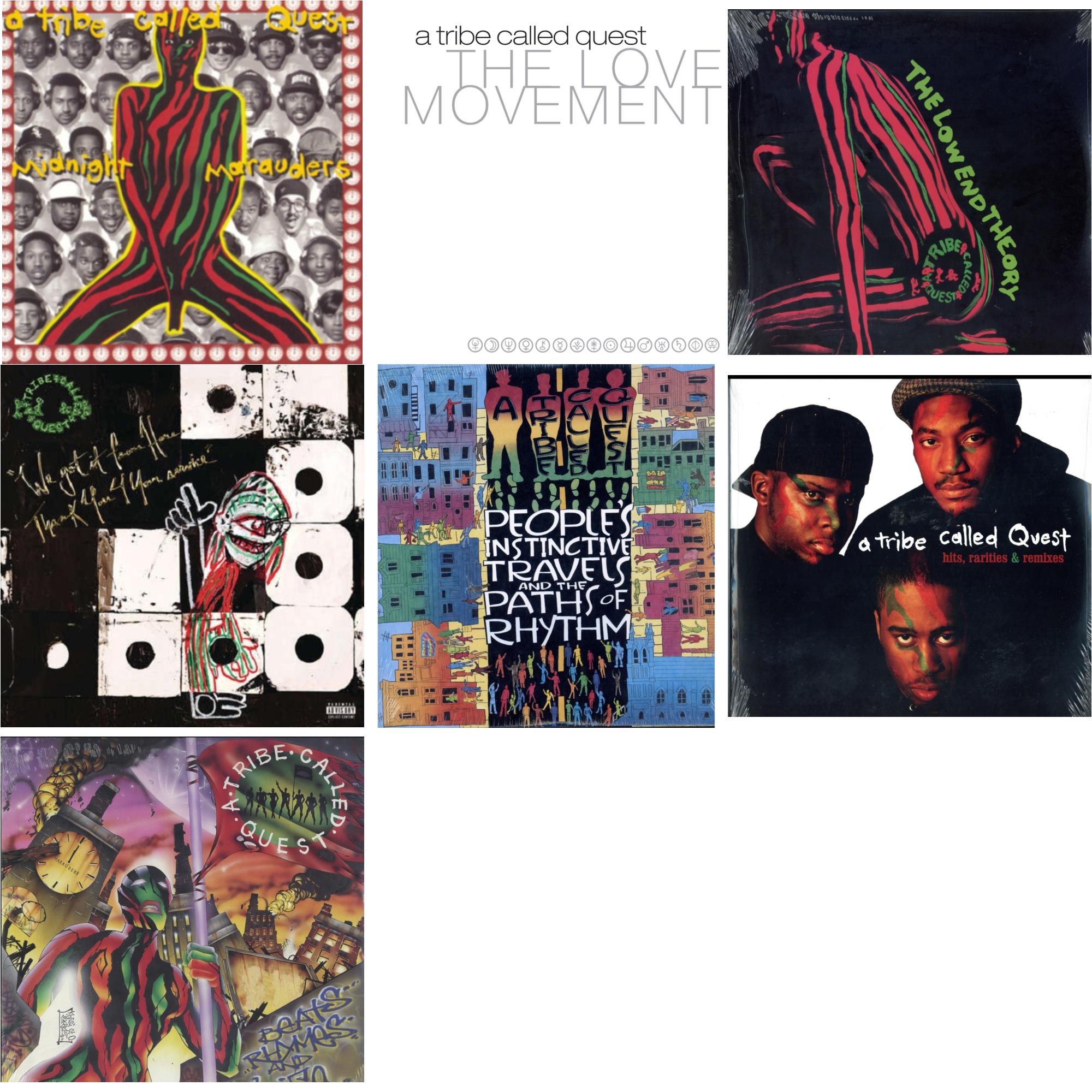 Tribe Called Quest - Peoples Instinctive Travels & Paths Of Rhythm & Low End Theory & Midnight Marauders & Beats Rhymes & Life & Hits, Rarities & Remixes & Love Movement (X) (3LP) & We Got It From Here Thank You 4 Your Service (X) (2LP/150G)