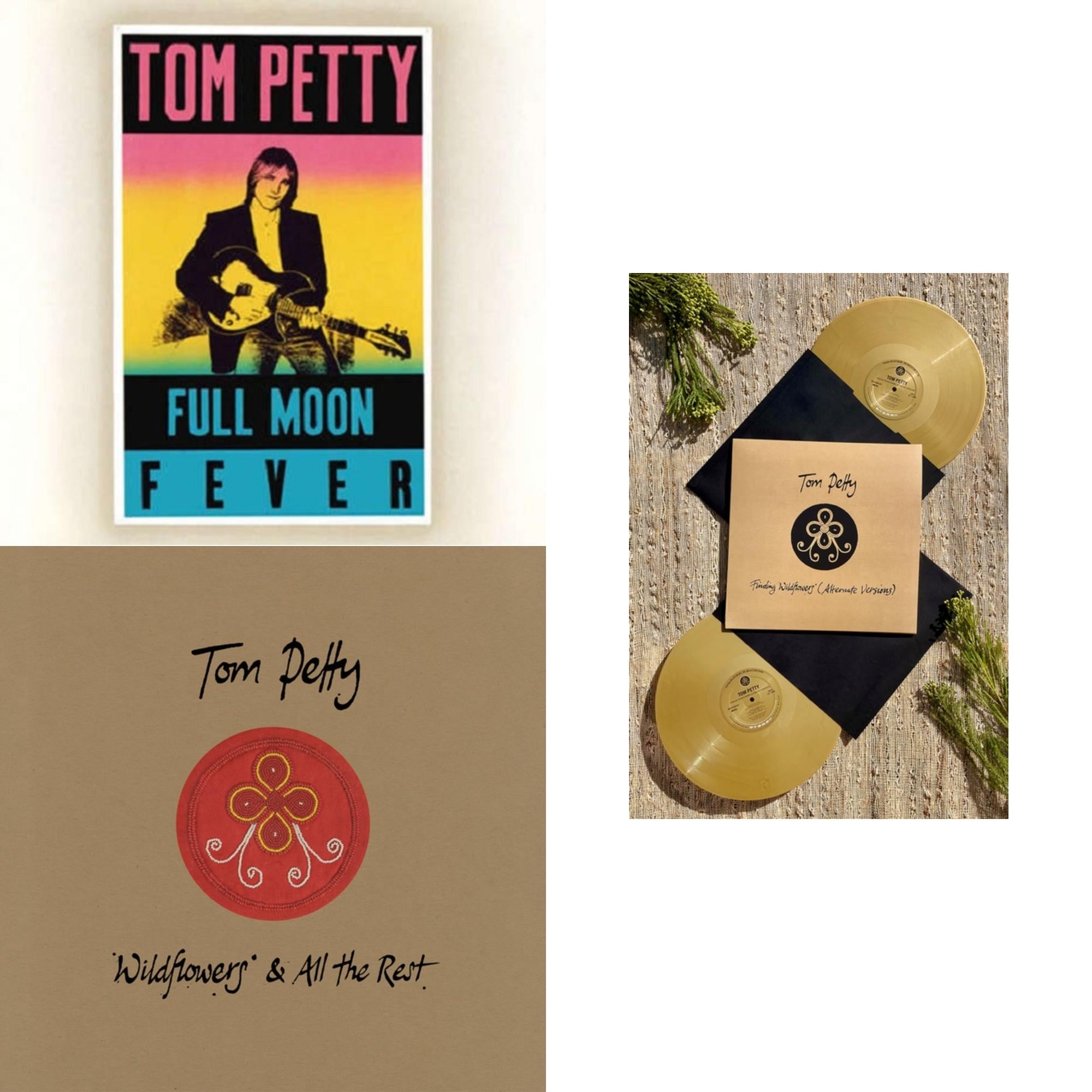 Finding Wildflowers (Alternate Versions) (2LP/Gold Vinyl) (I) & Wildflowers & All The Rest (Deluxe Edition/7LP) & Full Moon Fever (180G)