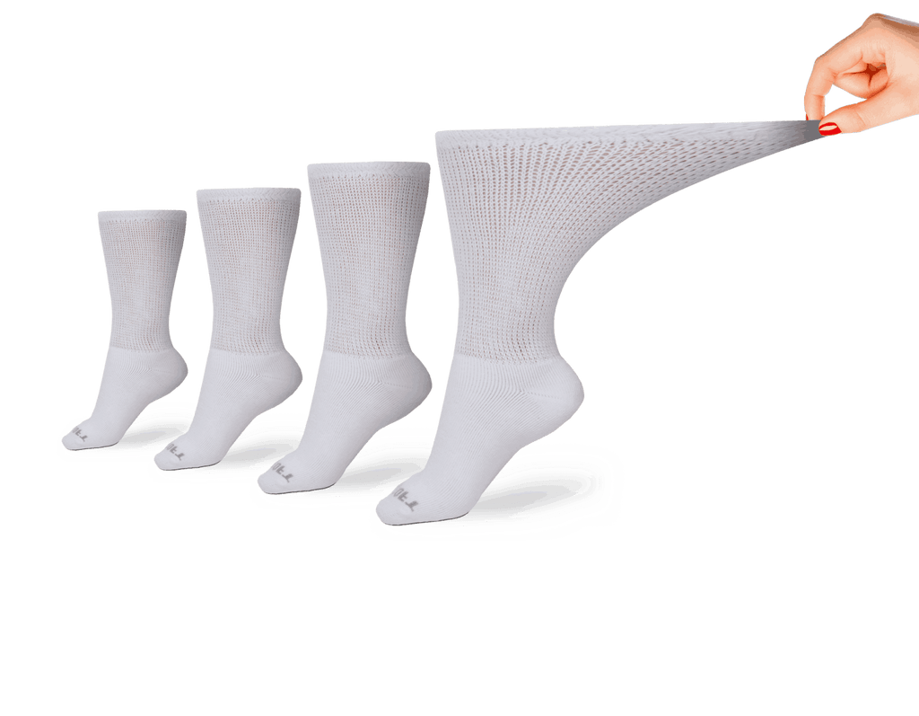Women's Ultra-Soft Upper Calf Diabetic Socks (4 Pair) - Andersen Mercantile