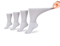 Women's Ultra-Soft Upper Calf Diabetic Socks (4 Pair) - Andersen Mercantile