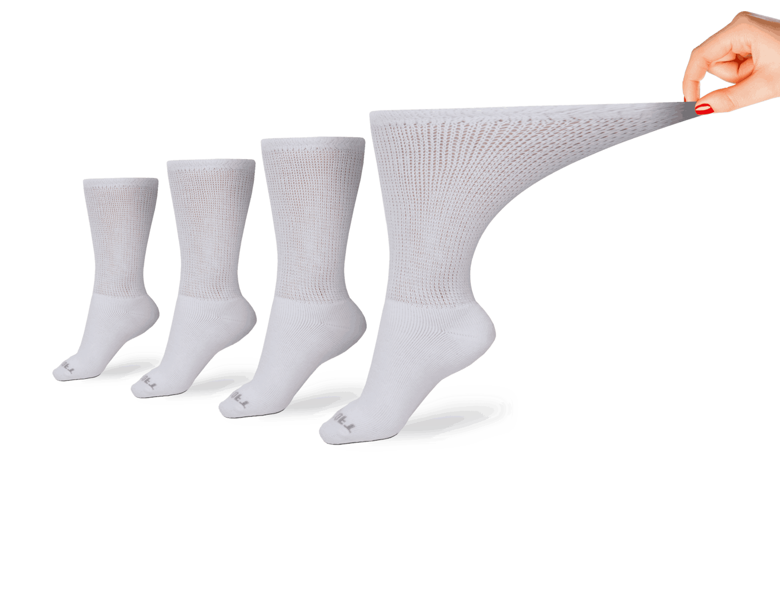 Women's Ultra-Soft Upper Calf Diabetic Socks (4 Pair) - Andersen Mercantile