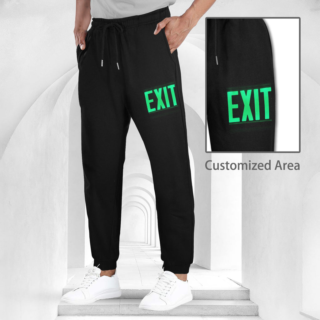 Unisex Fleece Sweatpants (Left Printing)Made in USA