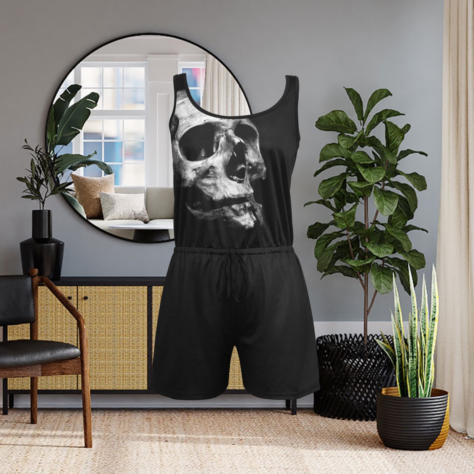 All Over Print Short Jumpsuit (Sets 04)