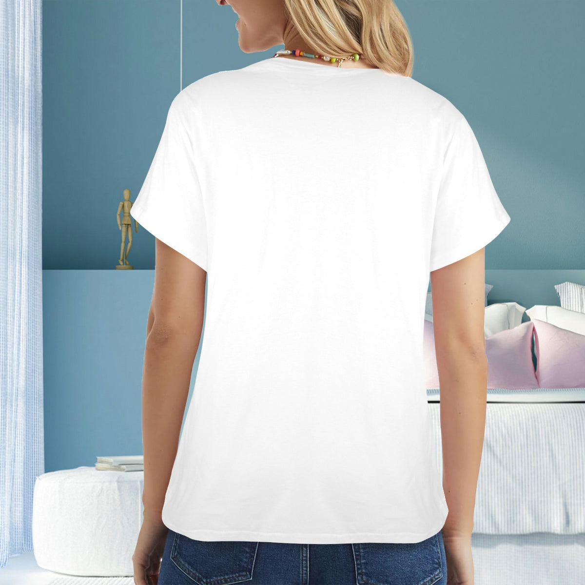 New Women's T-Shirt in USA Size Front Print （Made in USA，Ships to USA Only）