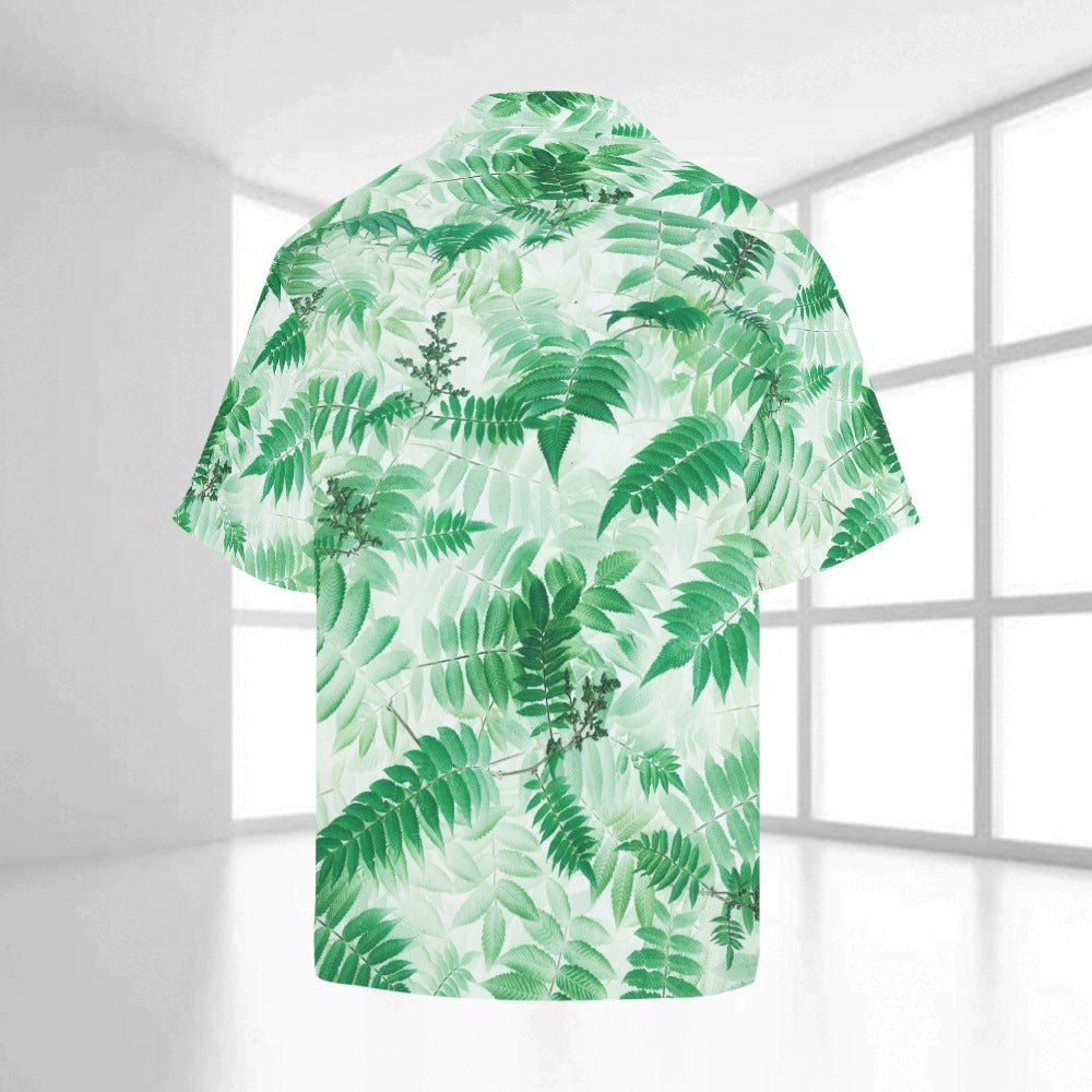 Relaxed Short Sleeve Shirt with Lapel Collar (T58)