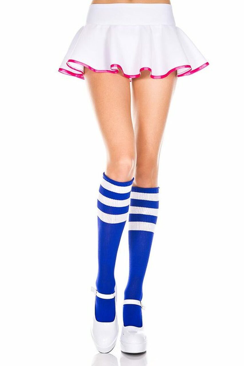 Triple Striped Knee High Socks - Andersen Mercantile