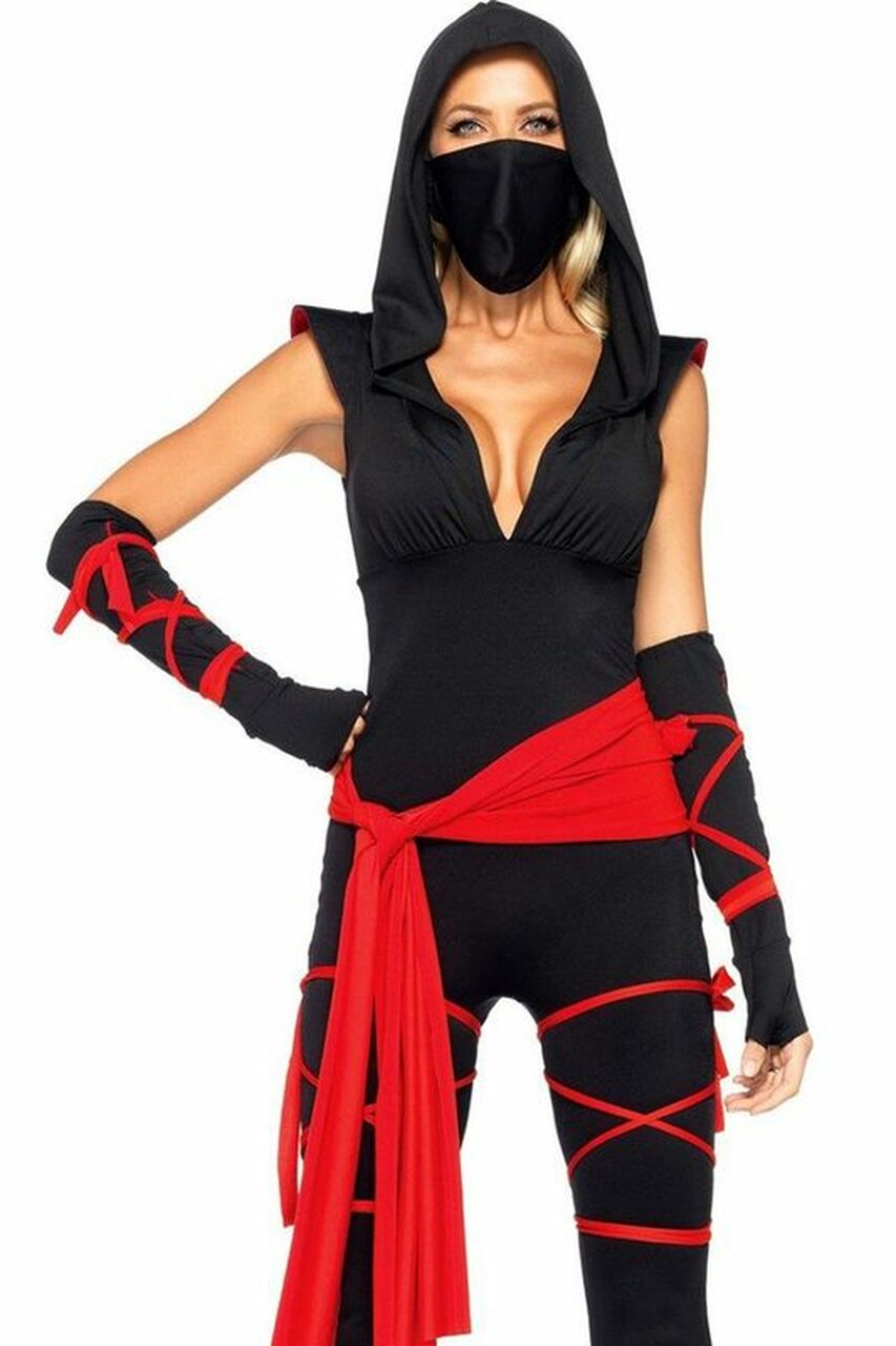 Deadly Ninja Costume with Face Mask - Andersen Mercantile