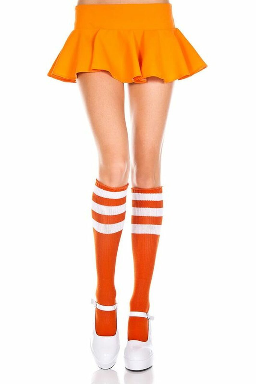 Triple Striped Knee High Socks - Andersen Mercantile