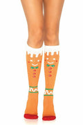 Gingerbread Man Knee Highs - Andersen Mercantile