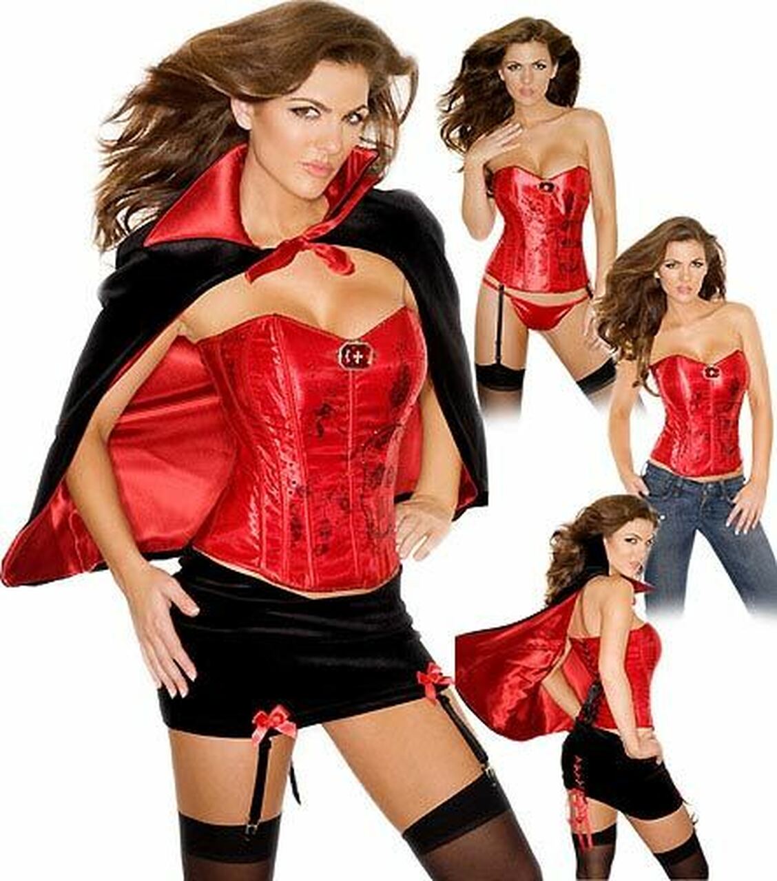 Ruby Red Vampire Corset - Andersen Mercantile