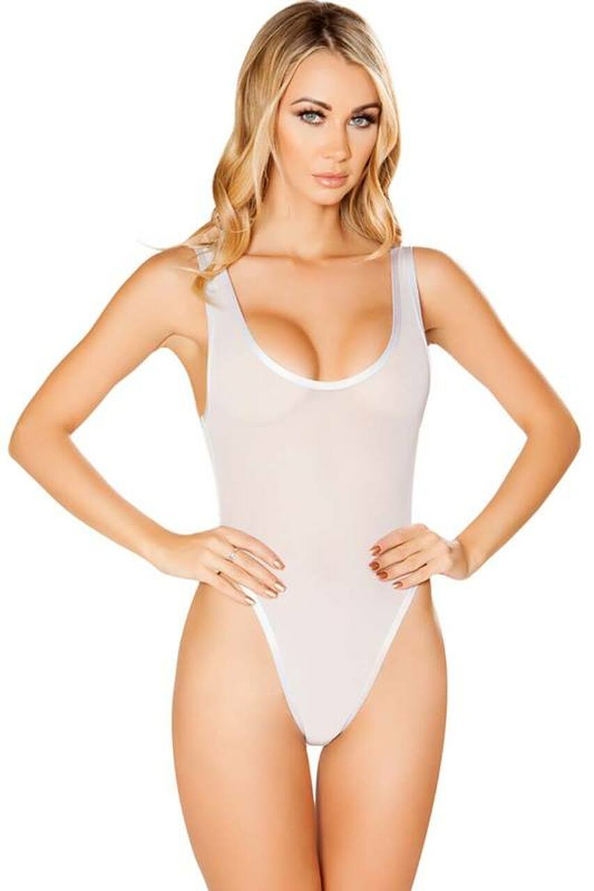 Mesh High Cut Bodysuit - Andersen Mercantile