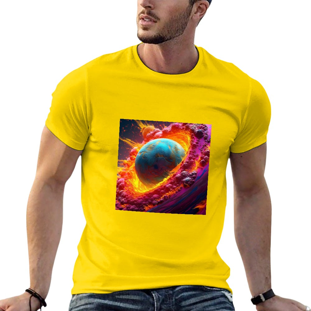 New 150g Men's  Short Sleeve T-shirt