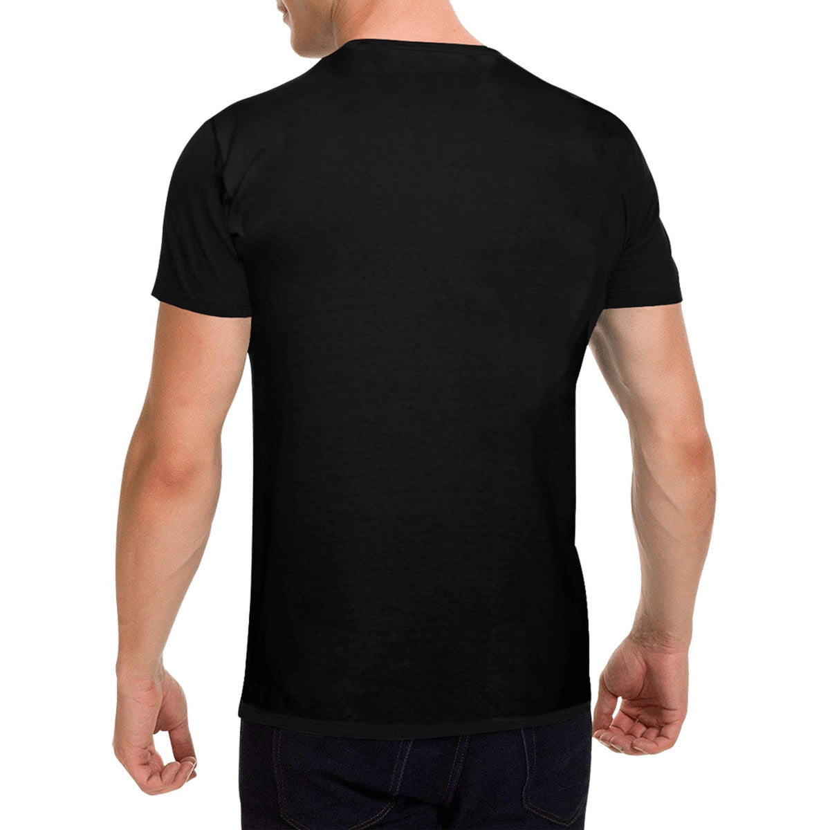 Men - Heavy Cotton T-Shirt - Front Print （Made in USA，Ships to USA Only）