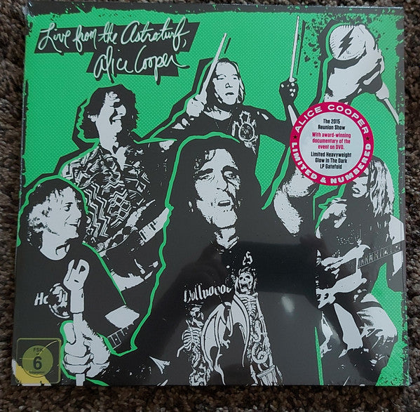 Live From The Astroturf (Glow-In-The-Dark LP Vinyl/DVD) & Billion Dollar Babies (50Th Anniversary/Deluxe/3LP) & Alice Cooper's Greatest Hits (180G/Limited Anniversary Edition)