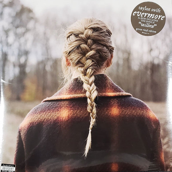 Taylor Swift - Evermore (Translucent Green Vinyl/2LP) & Fearless (Taylor's Version) (Gold Vinyl/3LP)