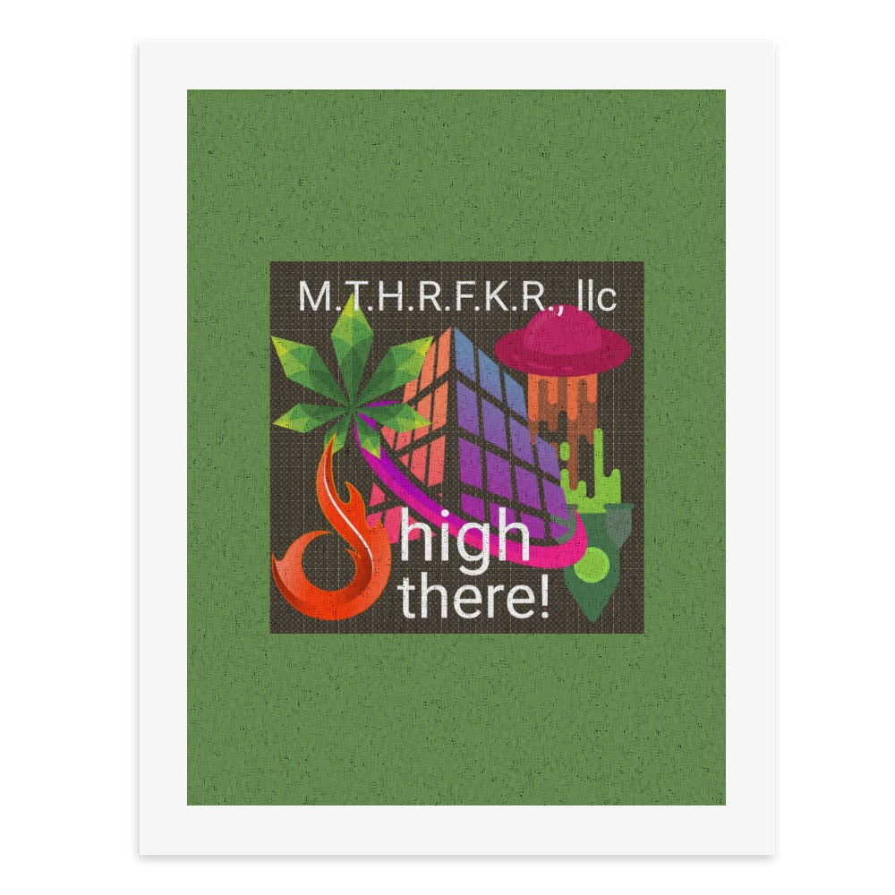 Digital painting DIY gif "high there
