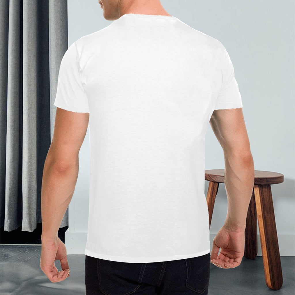 Men - Heavy Cotton T-Shirt - Front Print （Made in USA，Ships to USA Only）
