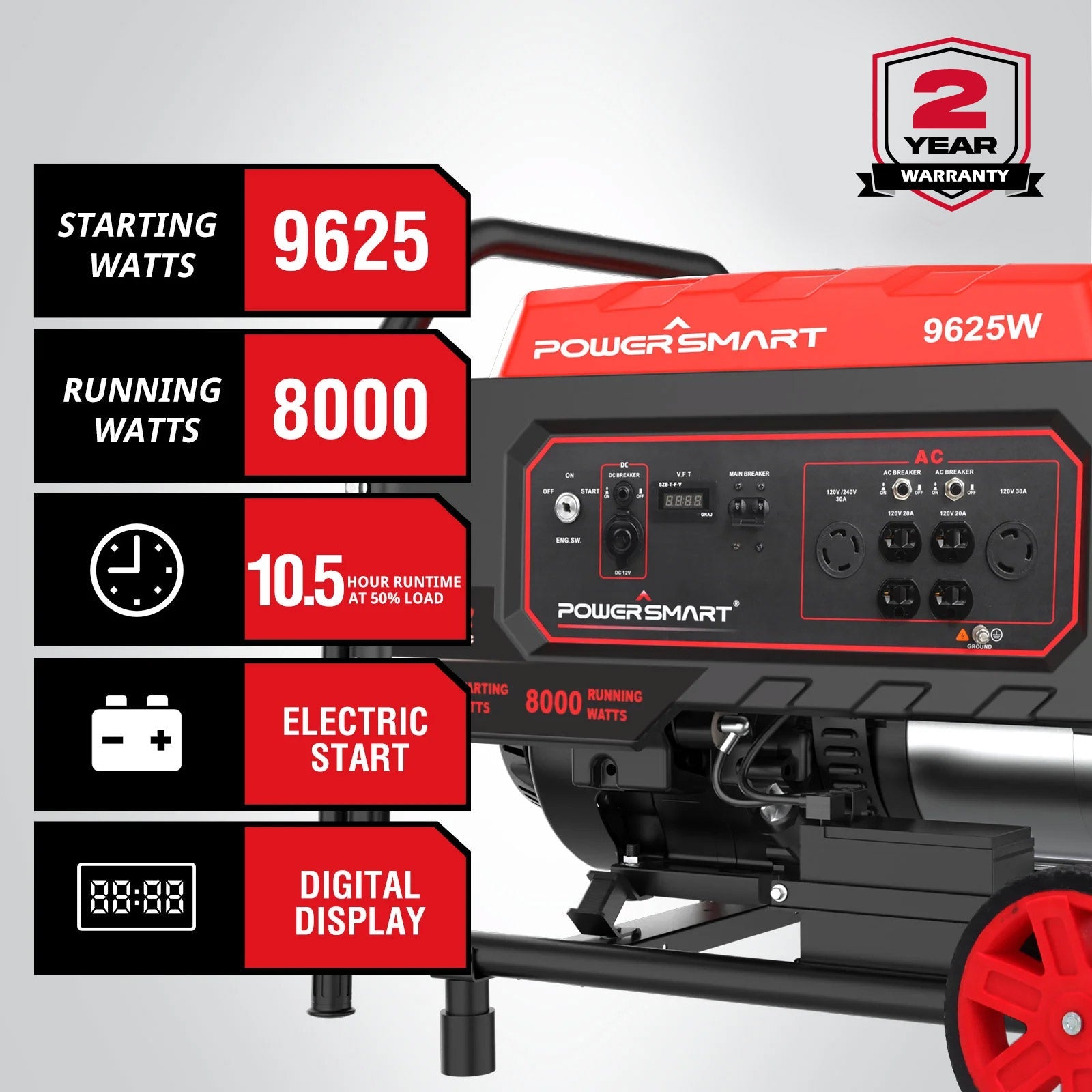 9625W Gas Generator DB5080