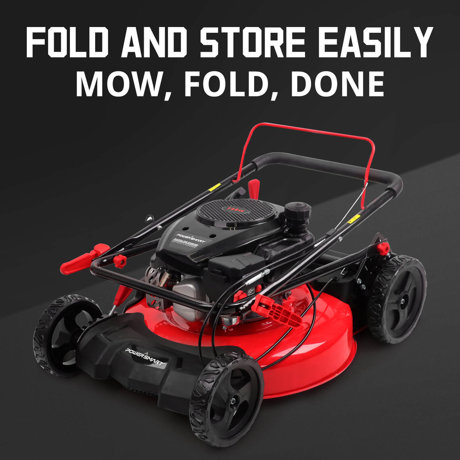 21" 144cc Gas Push 3-in-1 Lawn Mower  DB8621P-W