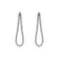 Graduated Flex Teardrop Outline Earring