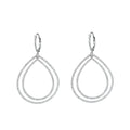 Double Open Teardrop Earrings