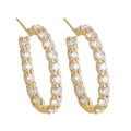 Elongated U Shape Hoops