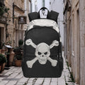 Fabric Backpack with Side Mesh Pockets (1659)