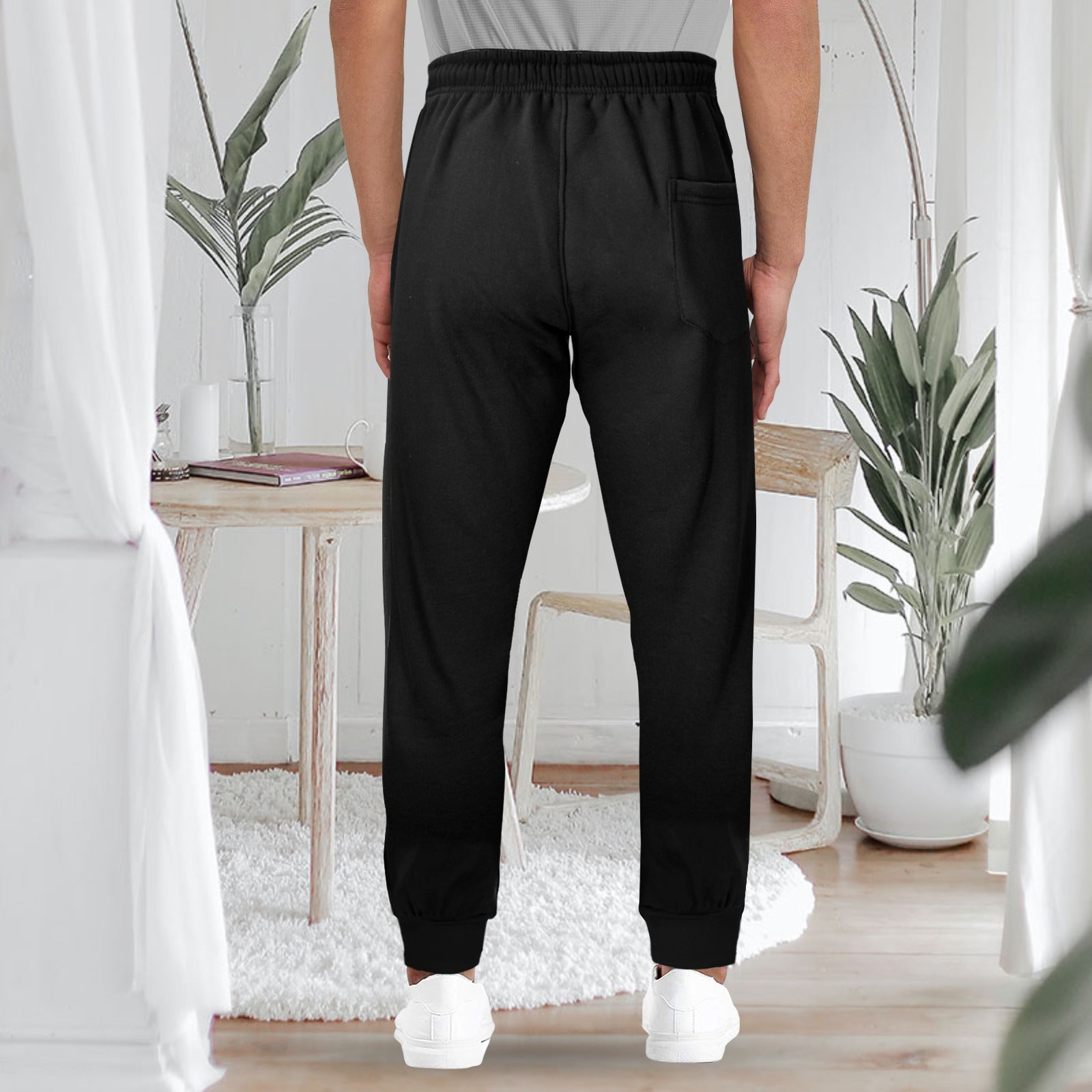 Unisex Fleece Sweatpants (Left Printing)Made in USA