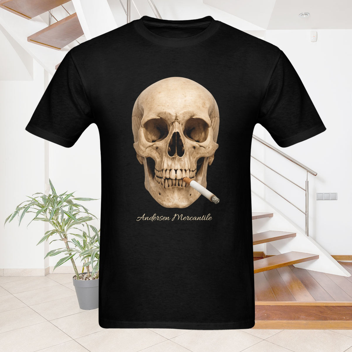 Men - Heavy Cotton T-Shirt - Front Print （Made in USA，Ships to USA Only）