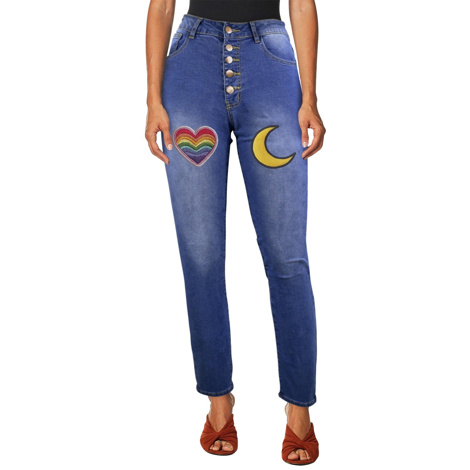 Women's Jeans (Front Printing) Made In USA Ships to USA Only