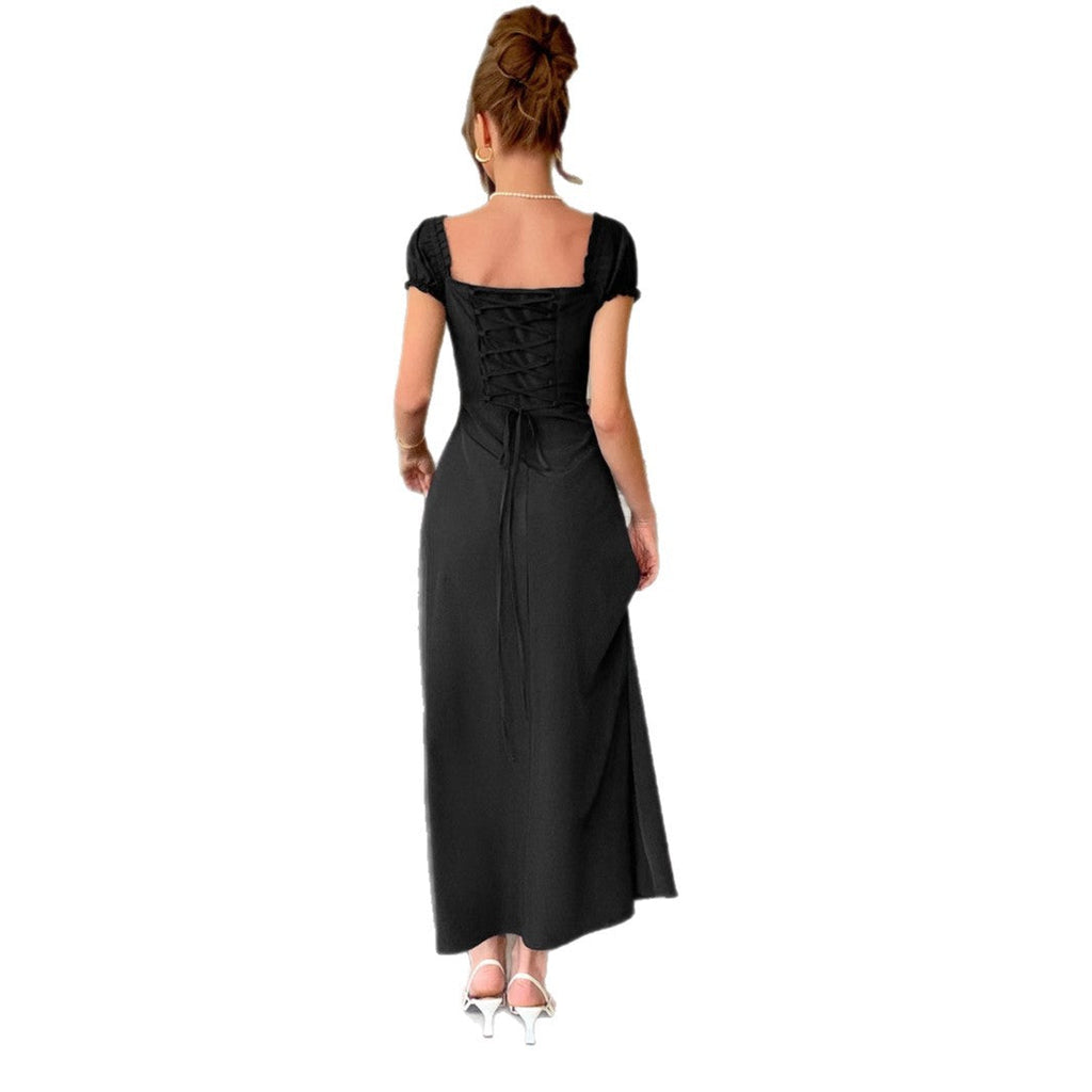 Elegant one shoulder long dress