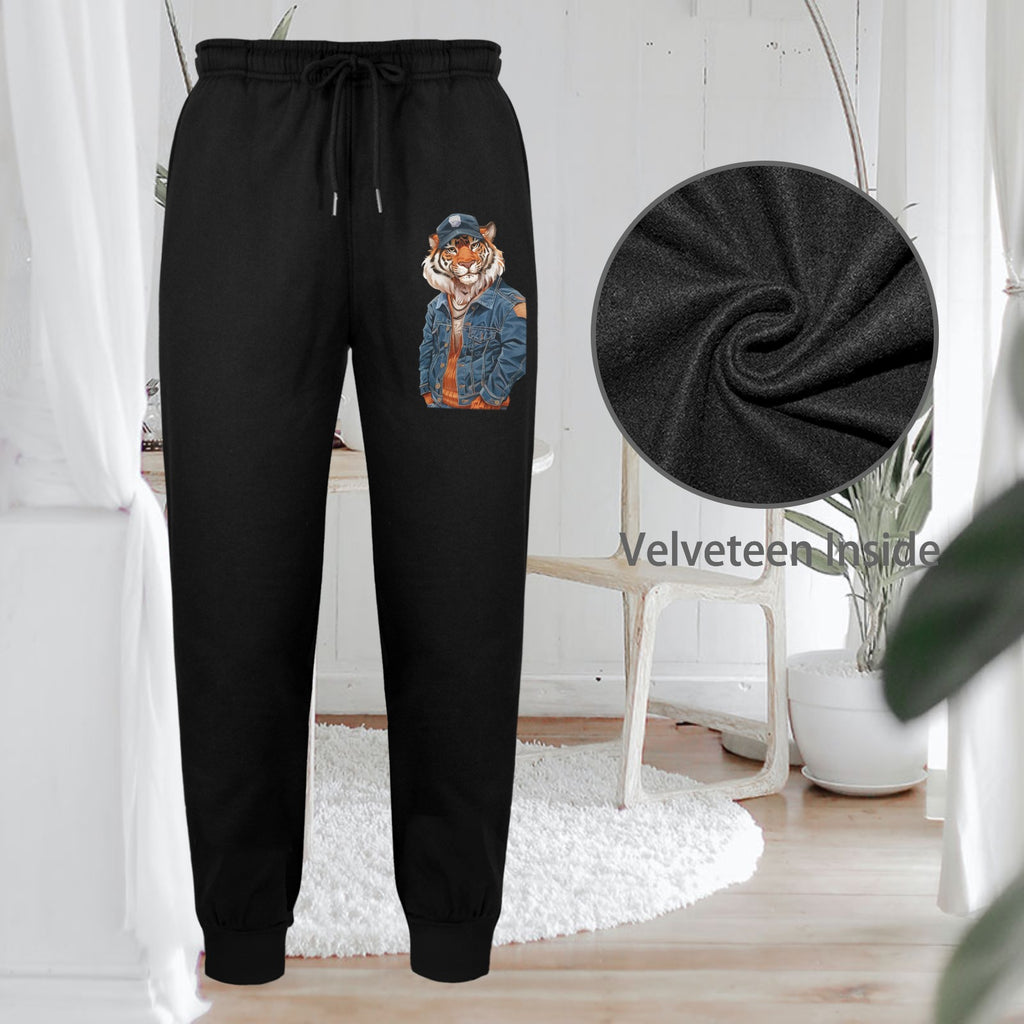 Unisex Fleece Sweatpants (Left Printing)Made in USA