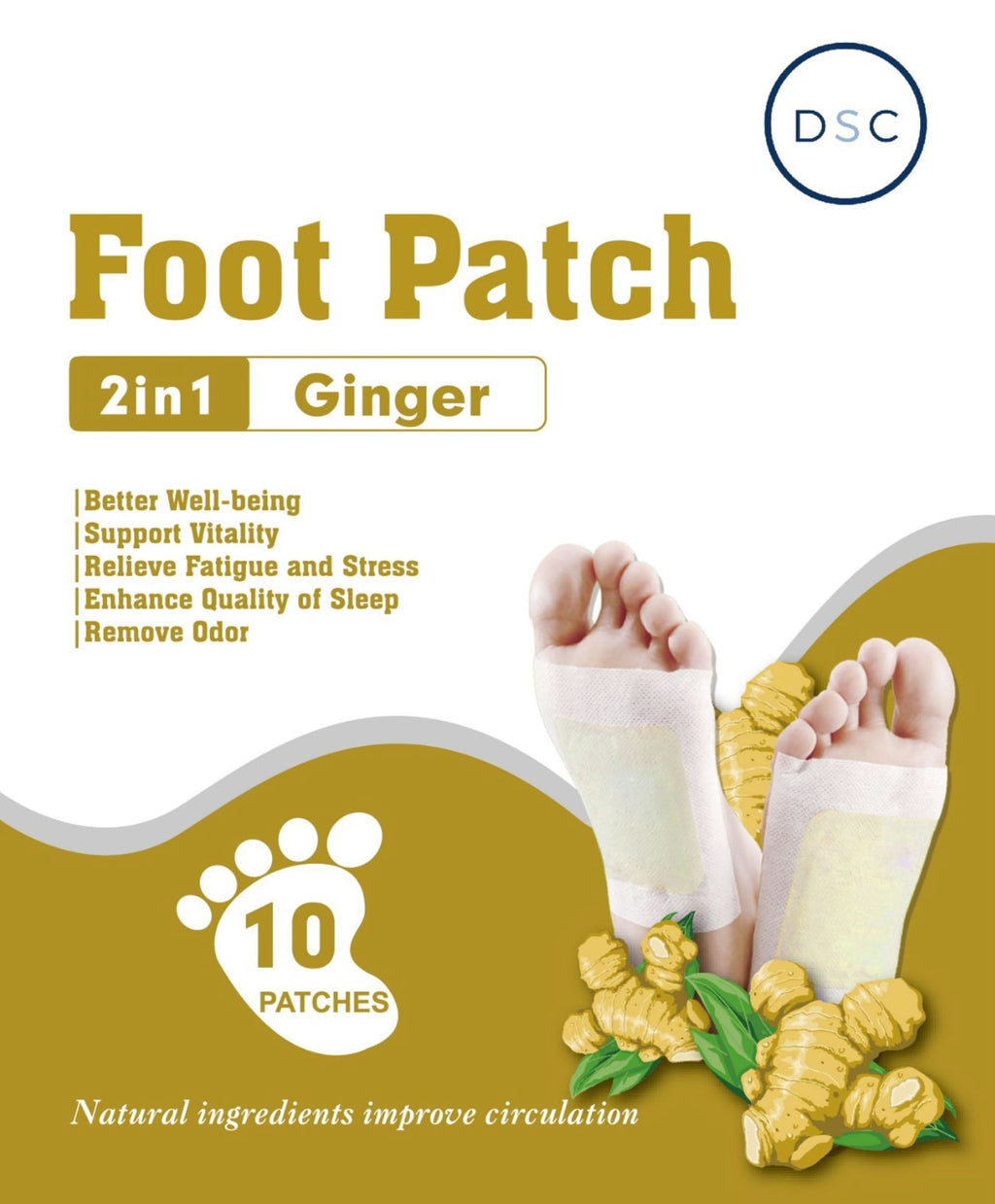 DSC Foot Patches (Qty. 10) - Andersen Mercantile