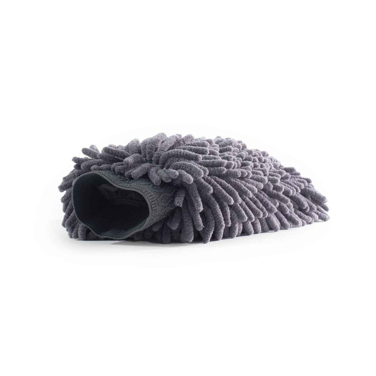 MOTIVITY Chenille Microfiber Car Wash Mitt, Scratch-Free, Lint-Free, Highly Absorbent – Large, Gray