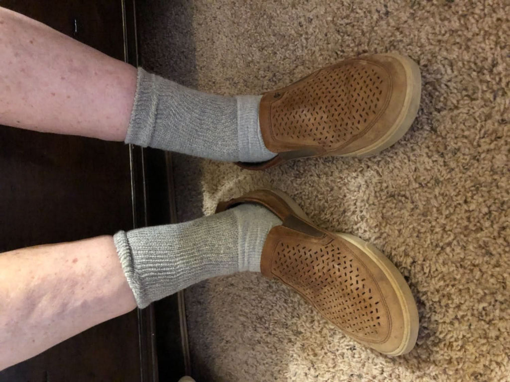 Women's Cotton Diabetic Crew Socks (Assorted) - Andersen Mercantile